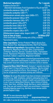 Progressive Perfect Probiotic for Women 30 Billion 30 Veggie Caps Supplements - Women's Probiotics at Village Vitamin Store