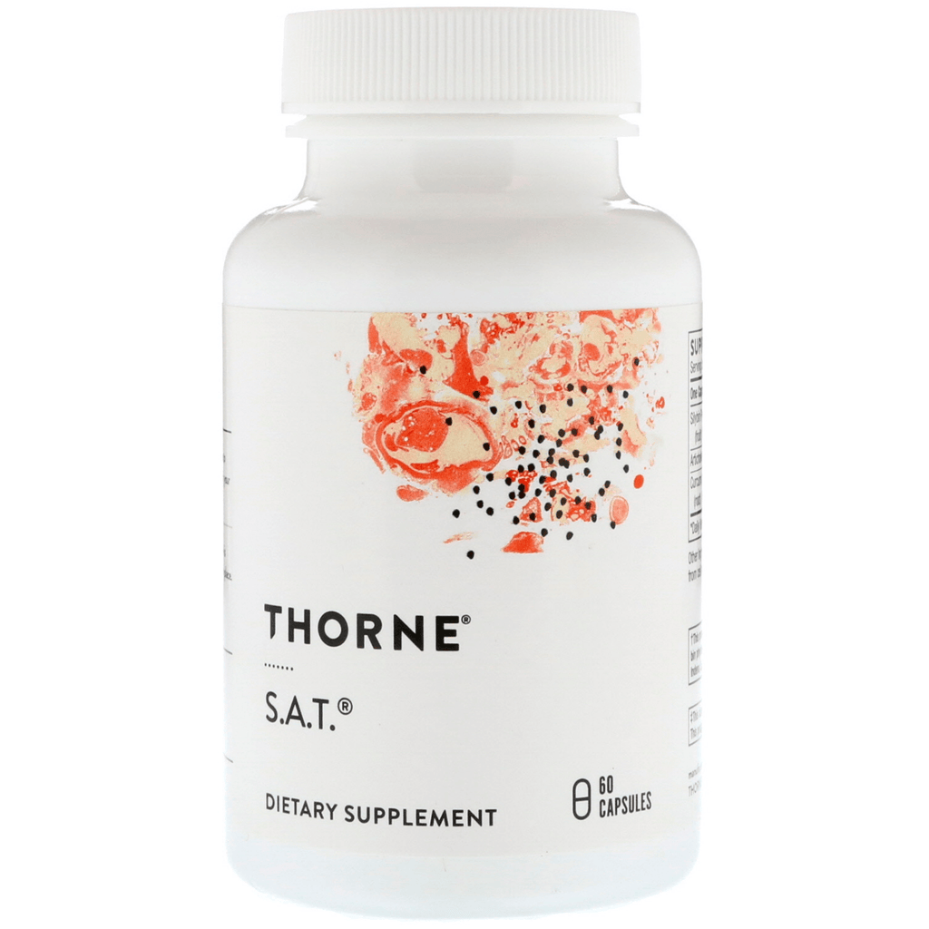 Thorne Research - S.A.T. - Silymarin, Artichoke, and Turmeric Extracts 60 Veggie Caps-Village Vitamin Store