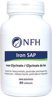 NFH Iron SAP 60 Caps Minerals - Iron at Village Vitamin Store