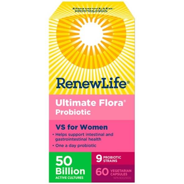 Renew Life Ultimate Flora for Women – 60 Caps Supplements - Women's Probiotics at Village Vitamin Store