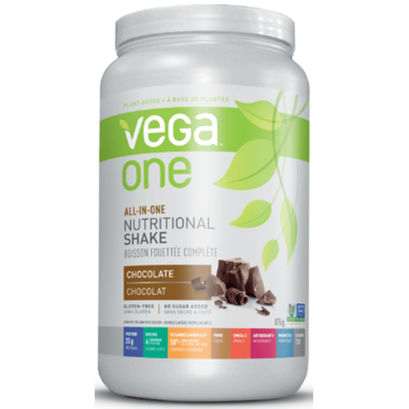 Vega One All-In-One Chocolate Nutritional Shake 876g Supplements - Protein at Village Vitamin Store