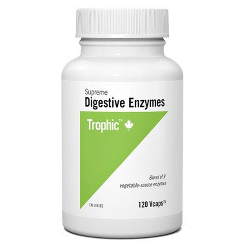 TROPH Supreme Enzymes 120 Caps Supplements - Digestive Enzymes at Village Vitamin Store