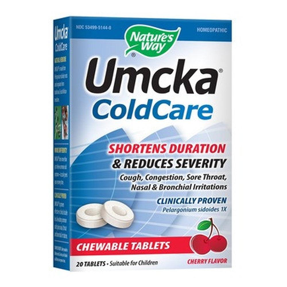 Nature's Way Umcka Cherry Chew 20 Tabs Cough, Cold & Flu at Village Vitamin Store
