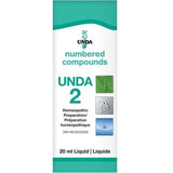 UNDA Numbered Compounds UNDA 2, 20 ML Homeopathic at Village Vitamin Store