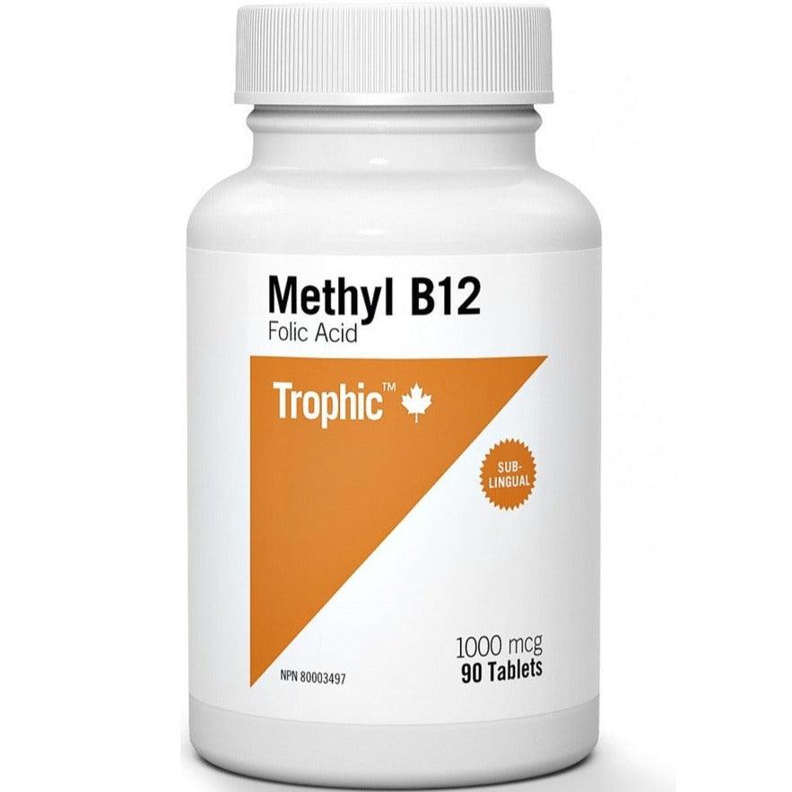 Trophic Methyl B12 1000 mcg 90 tabs-Village Vitamin Store