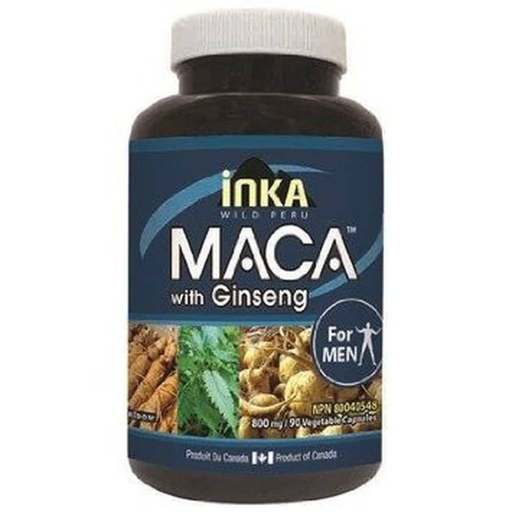 Inka Wild Peru Maca for Men with Ginseng Supplements - Intimate Wellness at Village Vitamin Store