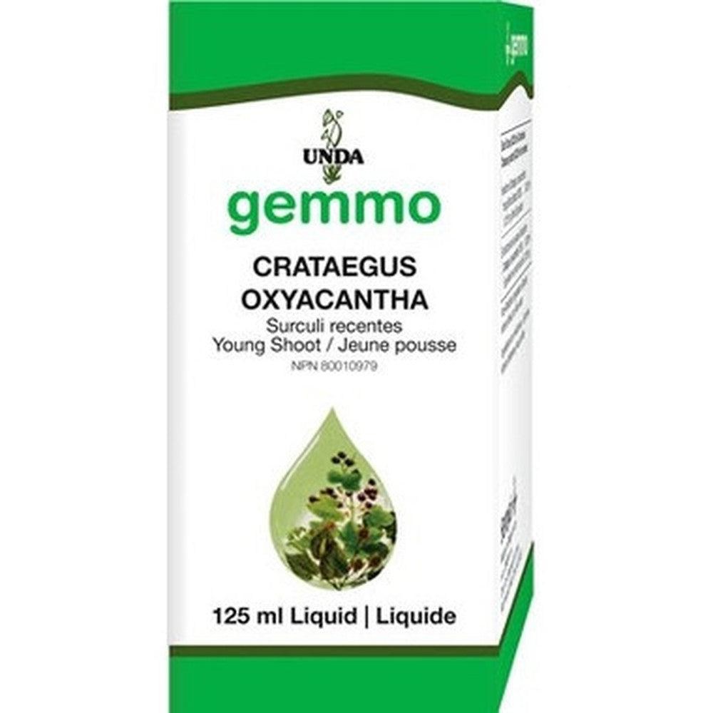 UNDA Gemmo Crataegus Oxyacantha 125 ML Homeopathic at Village Vitamin Store