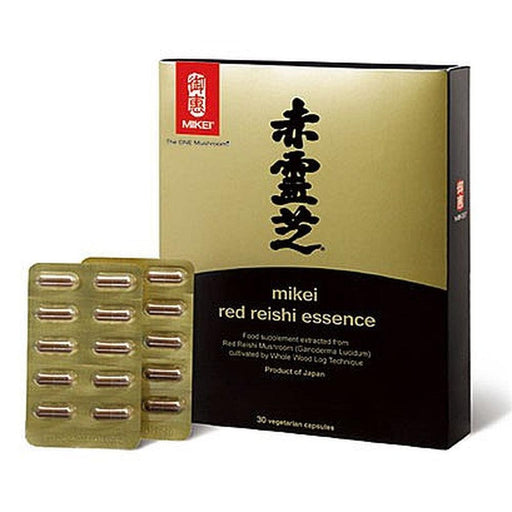 Mikei Red Reishi Essence 30 Veggie Caps Supplements - Immune Health at Village Vitamin Store