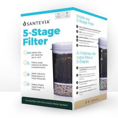 Santevia 5 Stage Filter Water Filtration at Village Vitamin Store