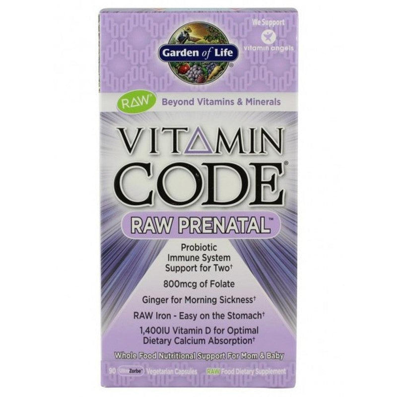 Garden of Life Vitamin Code Raw Prenatal 90 Caps Supplements - Prenatal at Village Vitamin Store