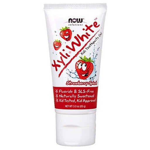 NOW Xyliwhite Kid's Toothpaste Strawberry 3 OZ Toothpaste at Village Vitamin Store