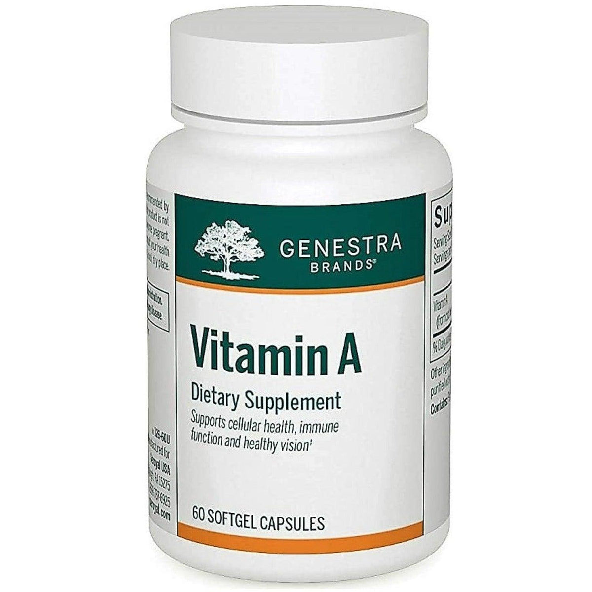 Genestra Vitamin A 60 Softgel Capsules Vitamins - Vitamin A at Village Vitamin Store