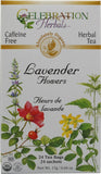 Celebration Herbals Lavender Flowers Tea Organic (24 pack)-Village Vitamin Store