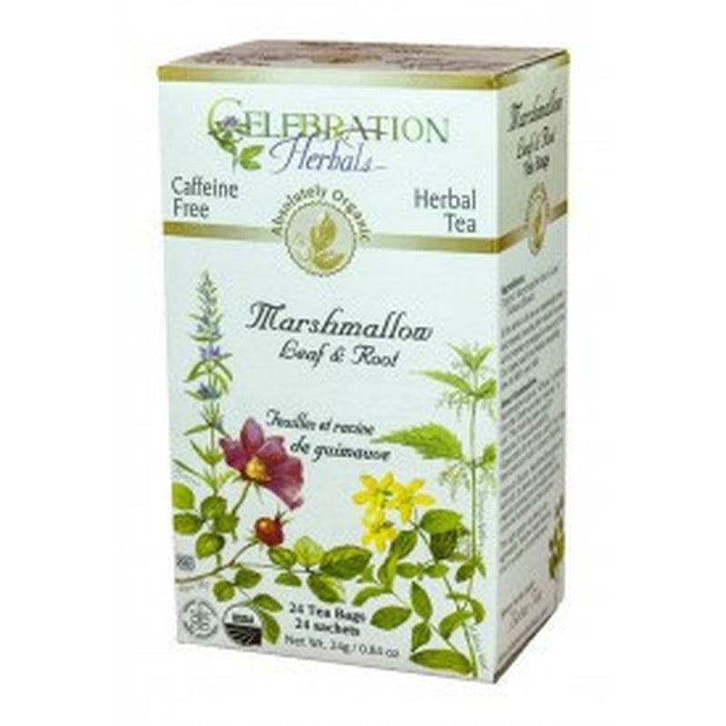 Celebration Herbals Marshmallow Leaf And Root 24 Tea Bags Food Items at Village Vitamin Store