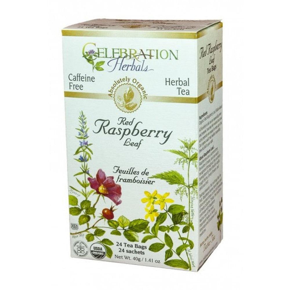 Celebration Herbals Red Raspberry Leaf 24 Tea Bags Food Items at Village Vitamin Store