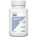 Trophic Zinc Chelazome 60 Veggie Caps Minerals - Zinc at Village Vitamin Store