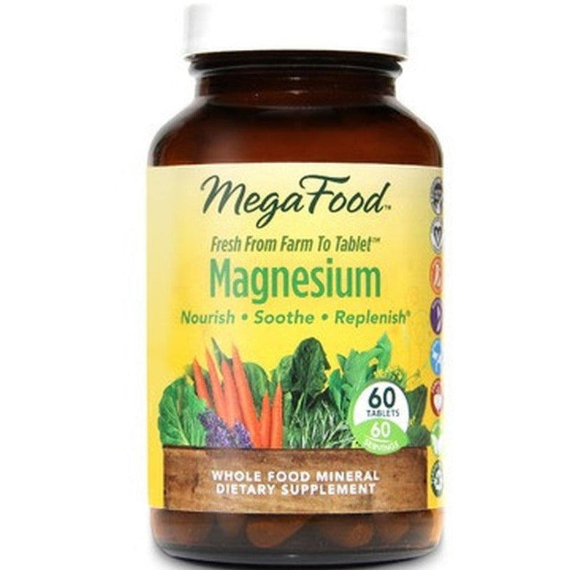 MegaFood Magnesium 60 Tabs Minerals - Magnesium at Village Vitamin Store