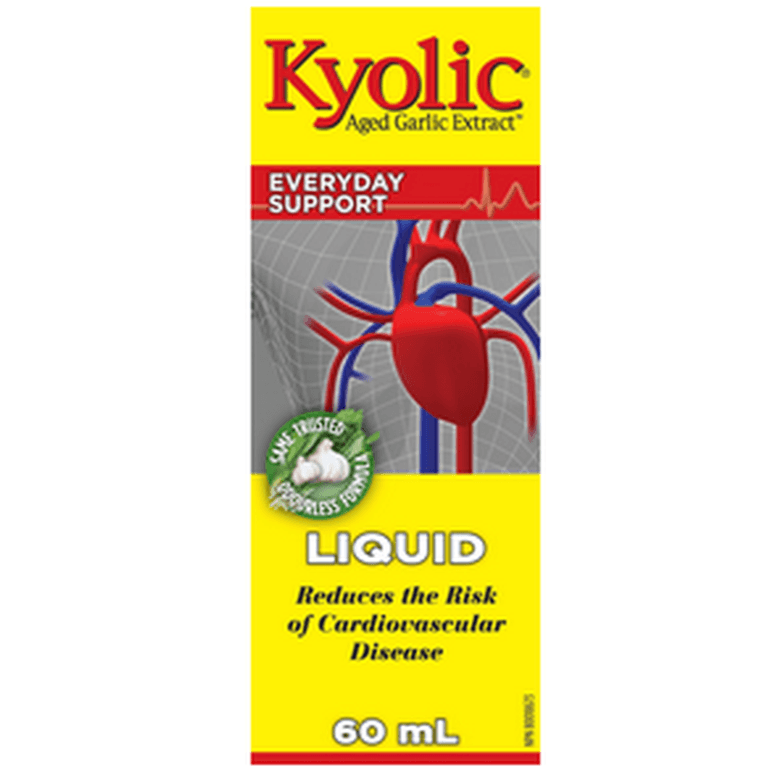 Kyolic Liquid Aged Garlic Extract 60ML Supplements - Cardiovascular Health at Village Vitamin Store