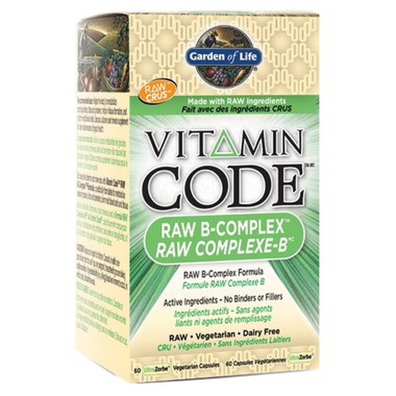 Garden of Life, Vitamin Code, RAW B-Complex, 60 Vegan Capsules Vitamins - Vitamin B at Village Vitamin Store