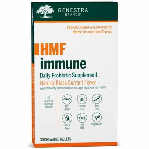 Genestra HMF Immune Natural Black Currant Flavour 30 Chewable Tabs Supplements - Immune Health at Village Vitamin Store