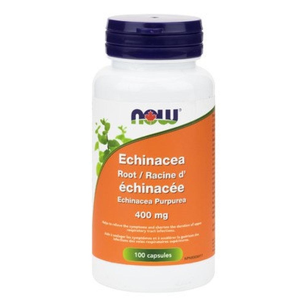 NOW Foods Echinacea Purpurea Root 400MG 100 Caps Supplements at Village Vitamin Store