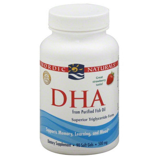 Nordic Naturals DHA 500MG 90 Softgels Supplements - EFAs at Village Vitamin Store
