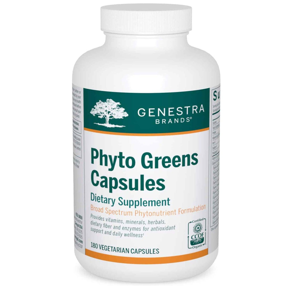 Genestra Phyto Greens Capsules 180 Veggie Caps Supplements - Greens at Village Vitamin Store