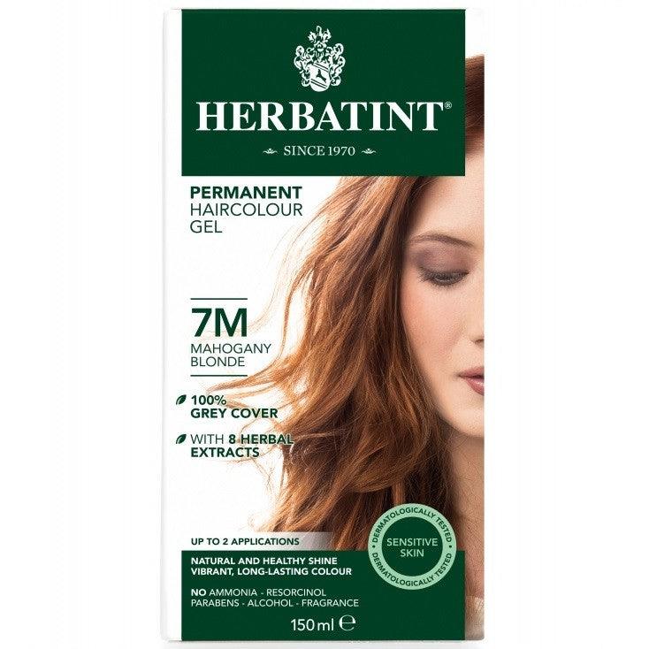 Herbatint Permanent Herbal HairColour Gel 7M Mahogany Blonde Hair Colour at Village Vitamin Store