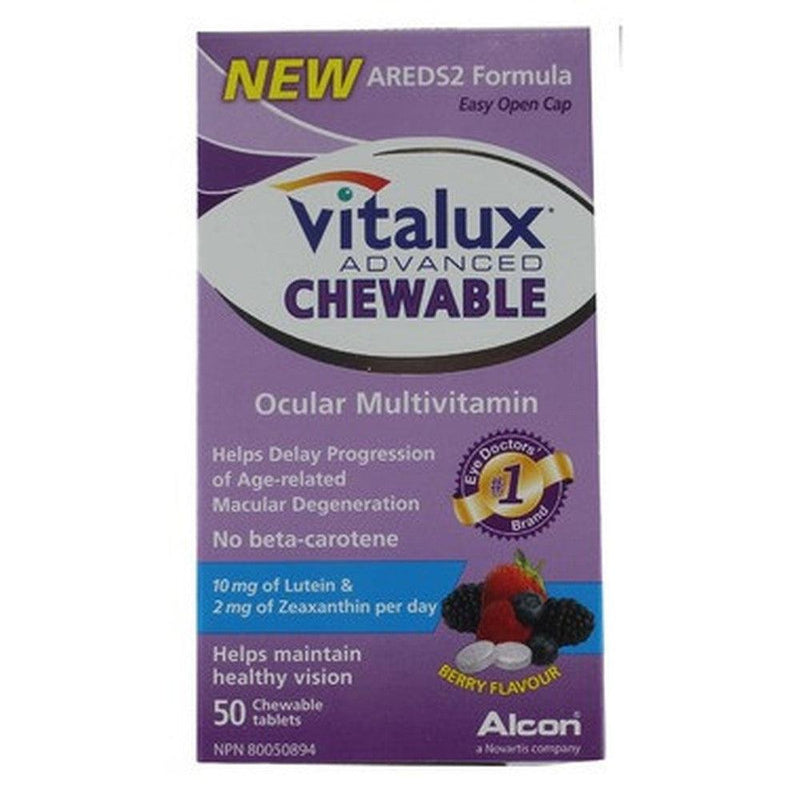 Vitalux Advanced Chewable 50 Tabs Supplements at Village Vitamin Store