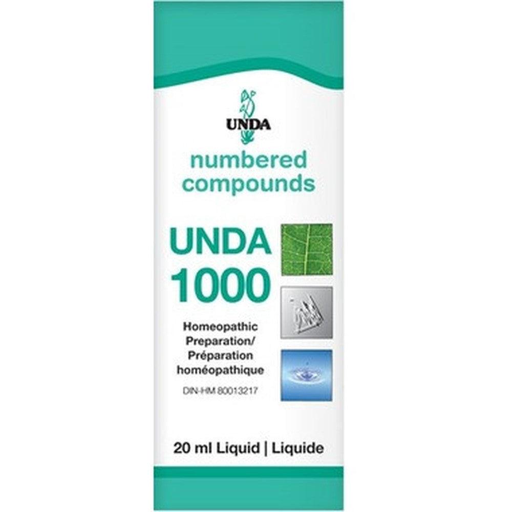 UNDA Numbered Compounds UNDA 1000 Homeopathic at Village Vitamin Store