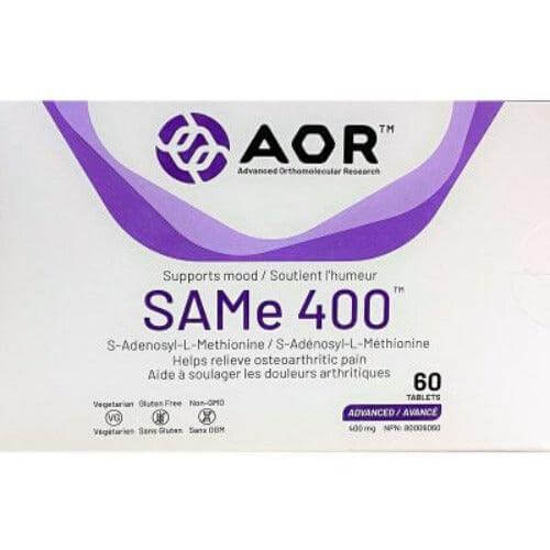 AOR SAMe 400 60 TABLETS Supplements at Village Vitamin Store