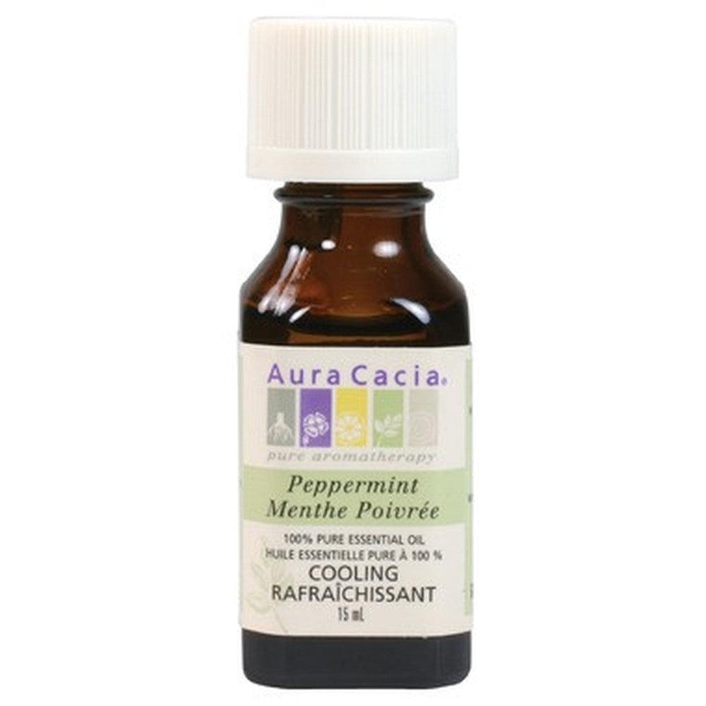Aura Cacia Peppermint Essential Oil 15ML-Village Vitamin Store