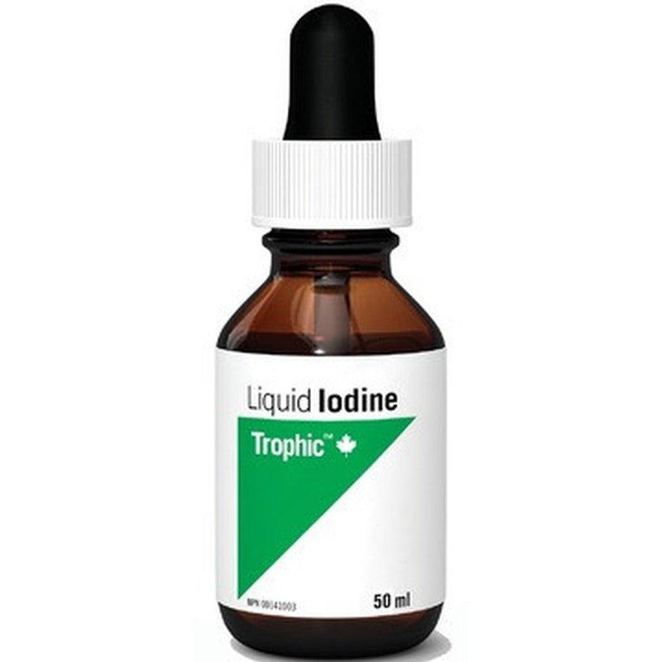 Trophic Liquid Iodine 50ML Supplements - Thyroid at Village Vitamin Store