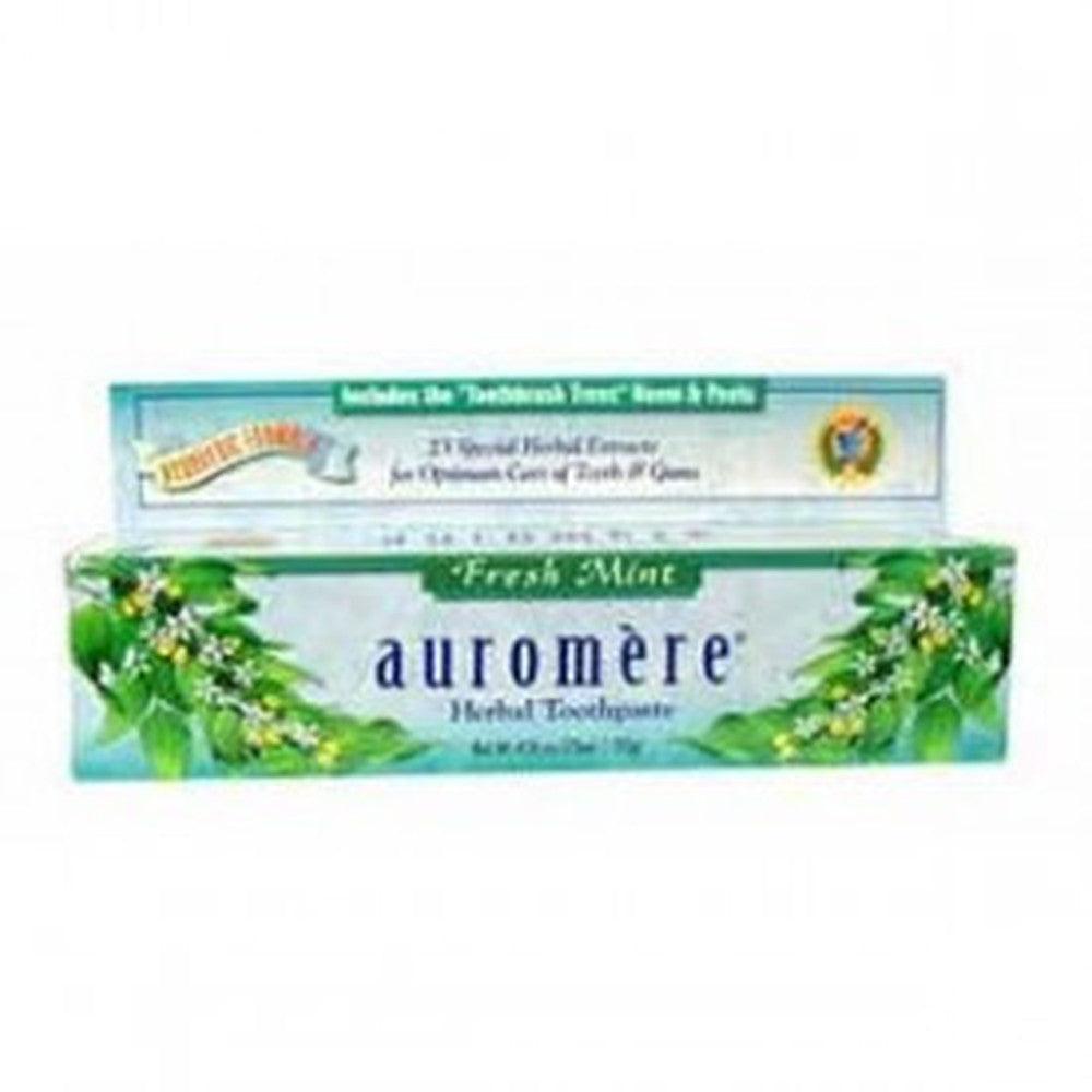 Flora Auromere Toothpaste Fresh Mint 75mL Toothpaste at Village Vitamin Store