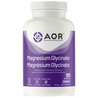 AOR Magnesium Glycinate 90 Caps Minerals - Magnesium at Village Vitamin Store