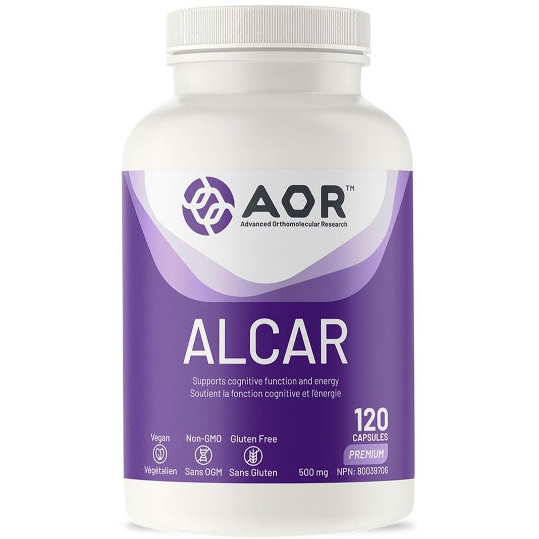 AOR ALCAR 500mg 120 Caps Supplements - Amino Acids at Village Vitamin Store