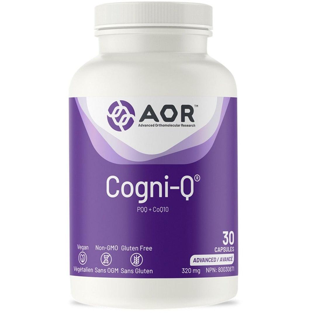 AOR Cogni-Q 320mg 30 Caps Supplements - Cognitive Health at Village Vitamin Store