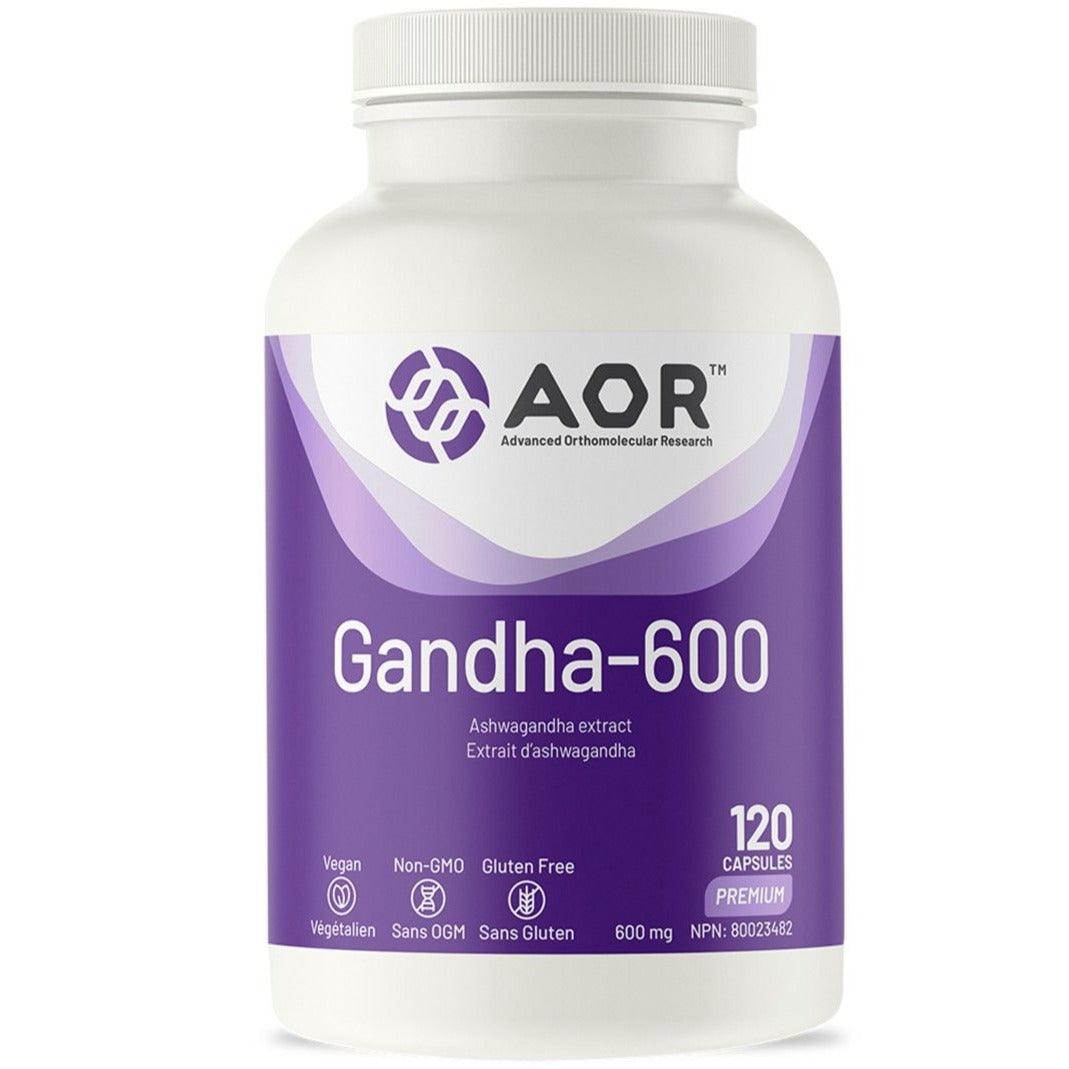 AOR Gandha-600 600mg 120 Capsules Supplements at Village Vitamin Store