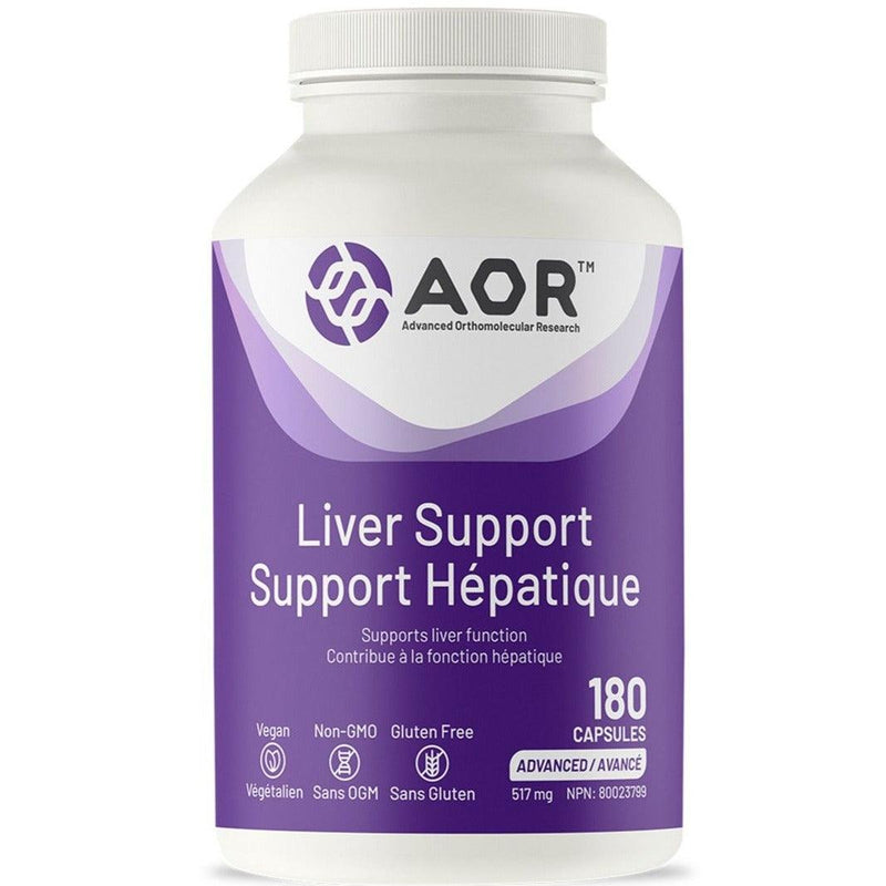 AOR Liver Support 517mg 180 Capsules Supplements - Liver Care at Village Vitamin Store