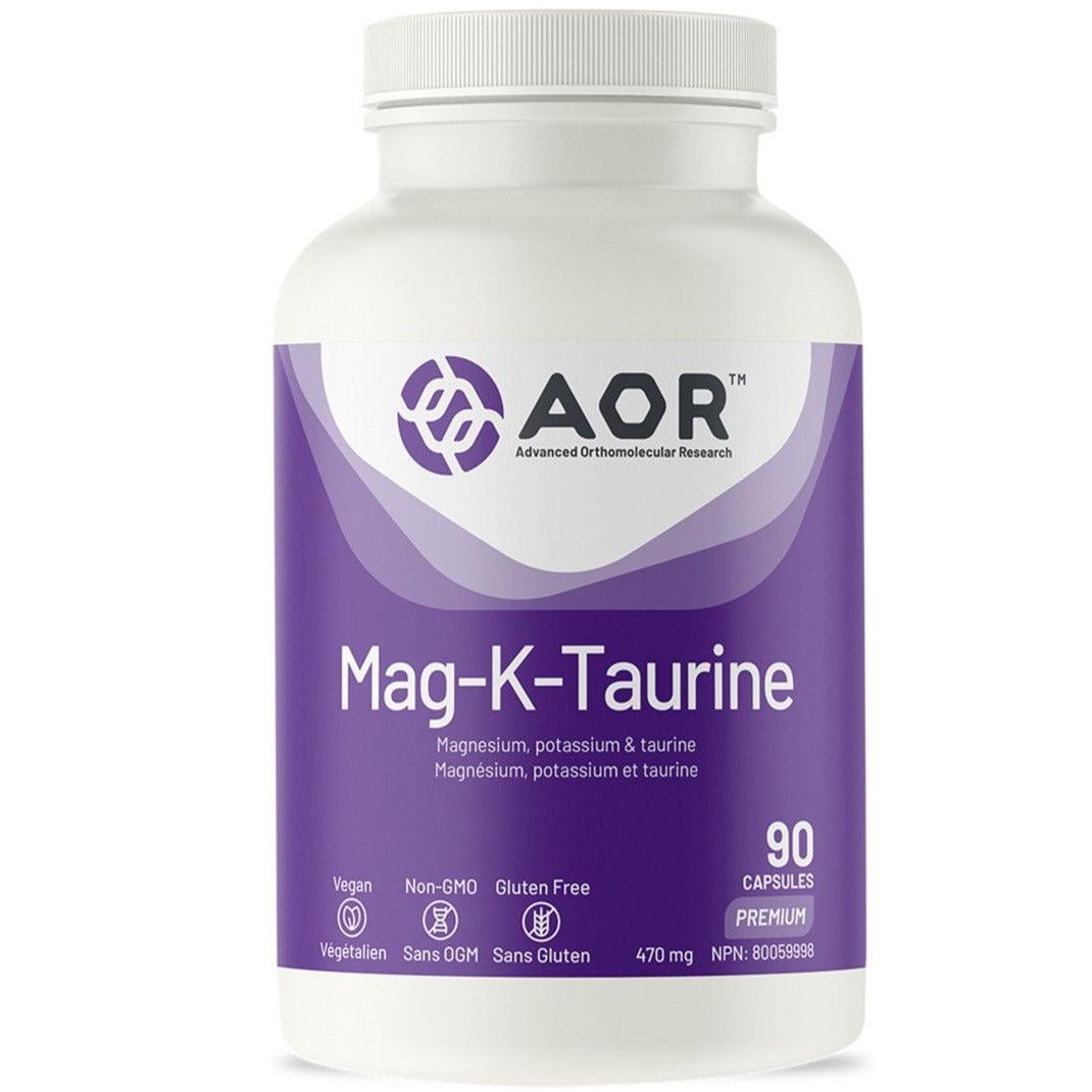 AOR Mag-K-Taurine 470 mg 90 Caps Minerals - Magnesium at Village Vitamin Store