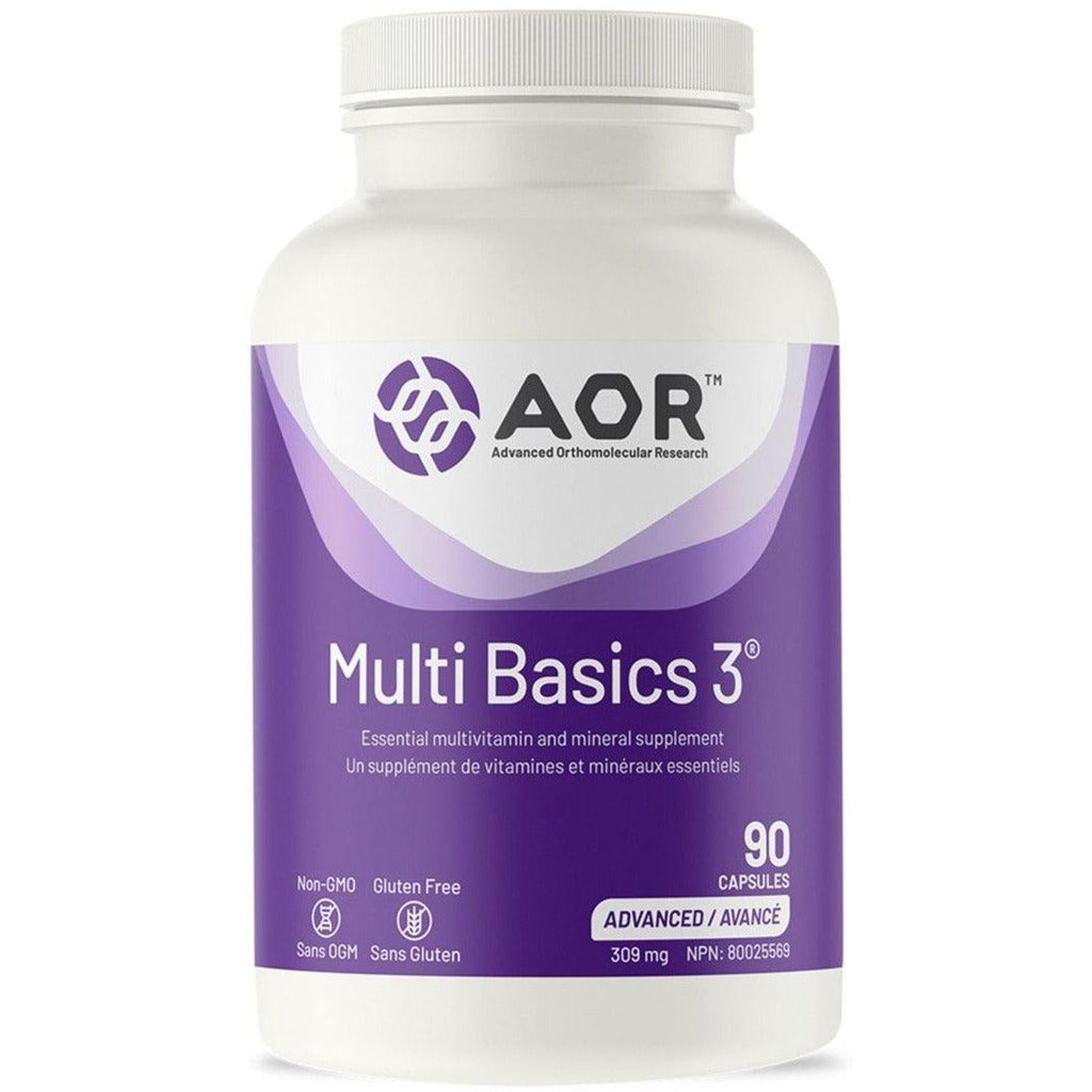 AOR Multi Basics-3 309mg 90 Caps Vitamins - Multivitamins at Village Vitamin Store
