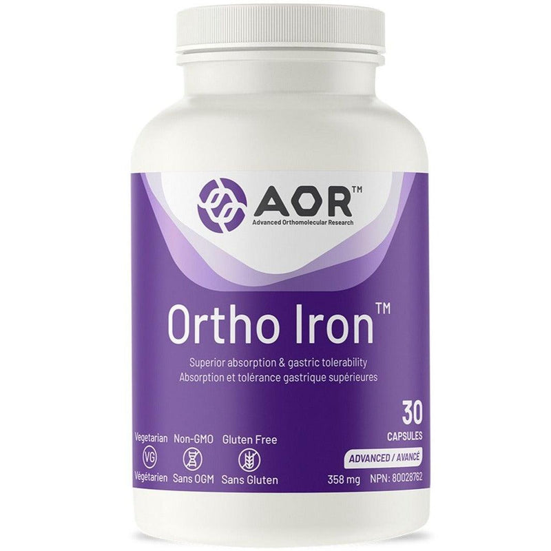 AOR Ortho Iron 358mg 30 Caps Minerals - Iron at Village Vitamin Store