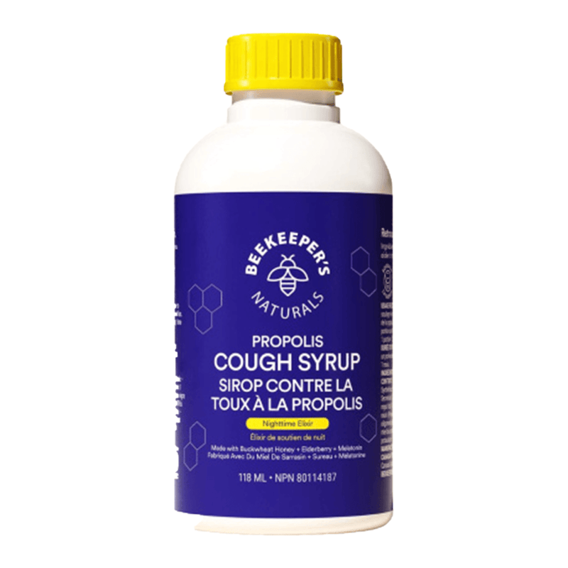 Beekeeper's Naturals Propolis Cough Syrup Night Time 118mL Cough, Cold & Flu at Village Vitamin Store