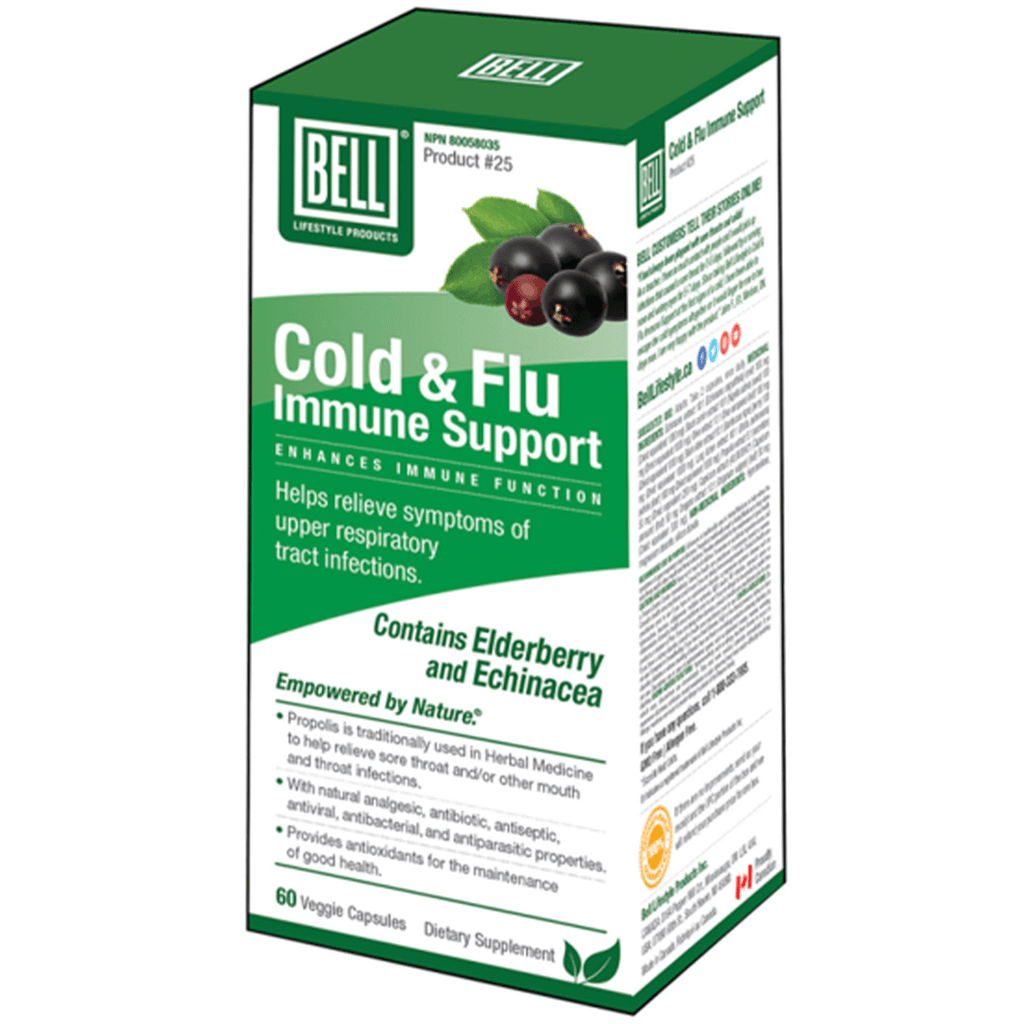 Vitamins Bell Cold and Flu Immune Support 60 Veggie Caps Bell Lifestyle Products