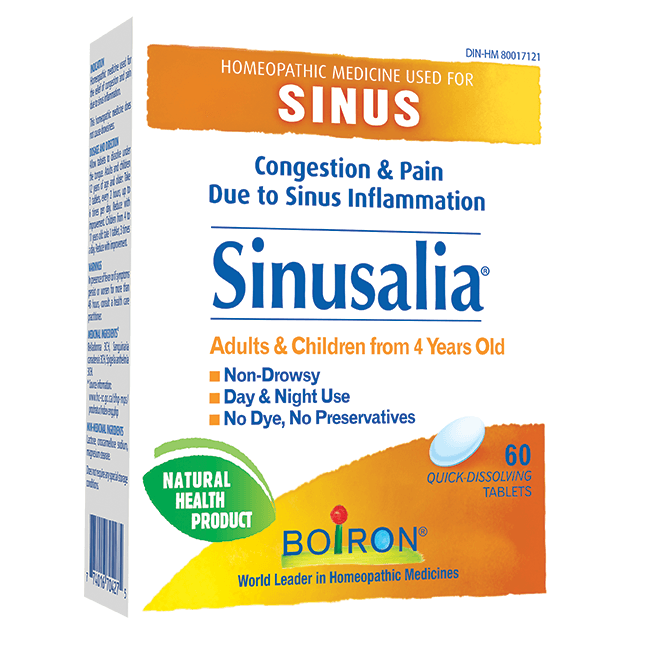 Boiron Sinusalia Quick Dissolving 60 Tabs Homeopathic at Village Vitamin Store