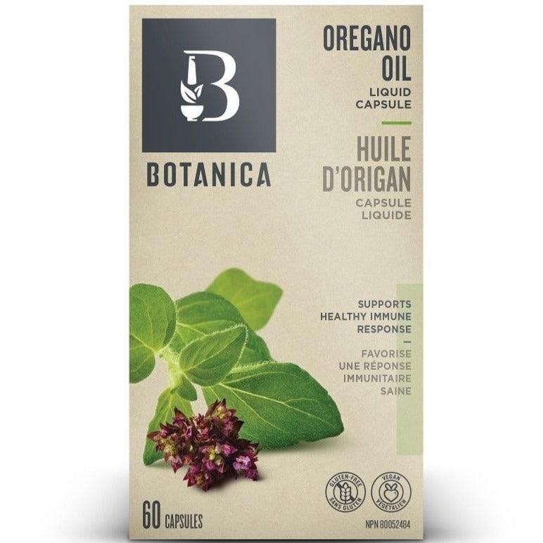 Supplements - Immune Health Botanica Oregano Oil Liquid 60 Capsules Botanica