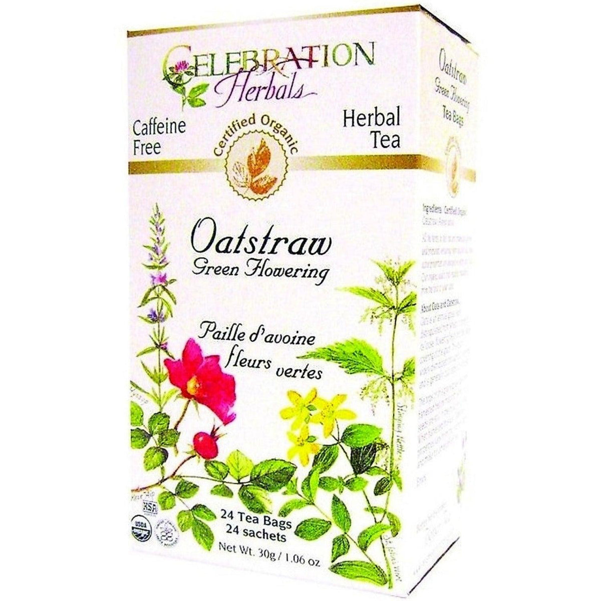 Celebration Herbals Oatstraw 24 Tea Bags Food Items at Village Vitamin Store
