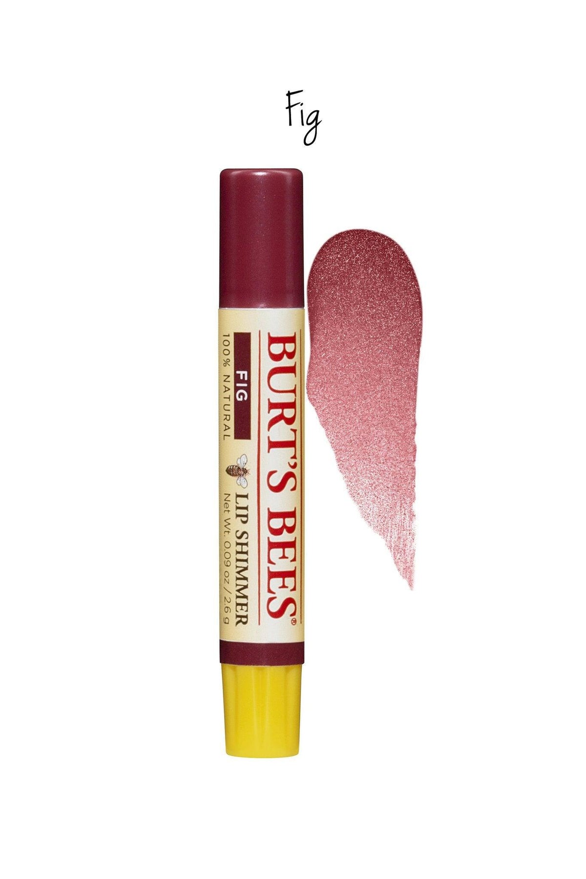 Burt's Bees Lip Shimmer Fig 2.6g Lip Balm at Village Vitamin Store