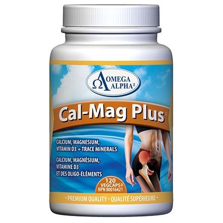 Omega Alpha Cal Mag Plus 120 Veggie Caps Minerals - Calcium at Village Vitamin Store