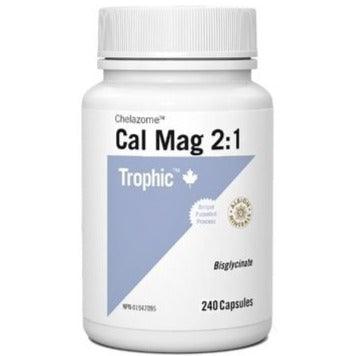 Trophic Cal Mag Chelate 240 Caps Minerals - Calcium at Village Vitamin Store